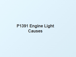 P1391 Engine Light Causes Symptoms